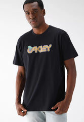 Camiseta Oakley Reta Estampa Preta