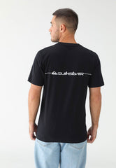 Camiseta Quiksilver Reta Logo Preta