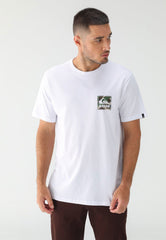 Camiseta Quiksilver Reta Logo Branca