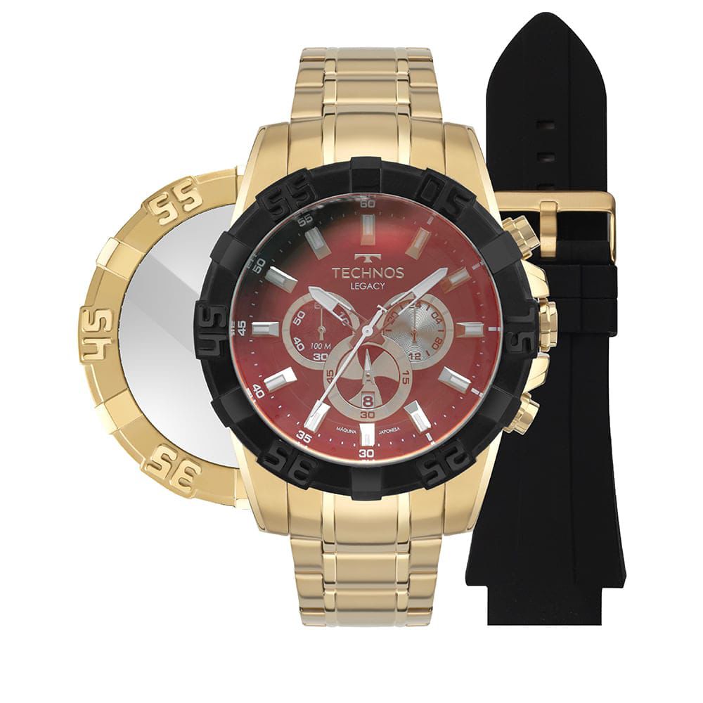 Relógio Technos Masculino Legacy Dourado