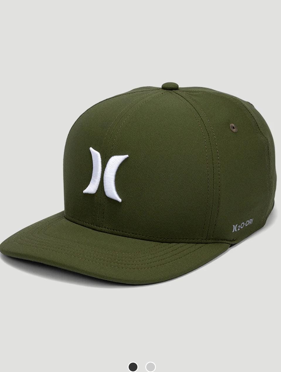 Hurley Icon Aba Curva Verde Militar